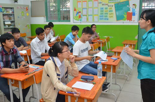 Thí sinh dự thi vào Trường ĐH Y Dược TP HCM năm 2014. Ảnh: TẤN THẠNH Thí sinh dự thi vào Trường ĐH Y Dược TP HCM năm 2014. Ảnh: TẤN THẠNH