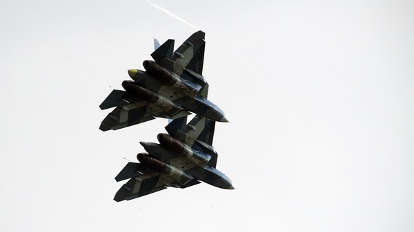 Máy bay chiến đấu thế hệ mới thứ 5 Su-57 của Nga. Ảnh: SPUTNIK