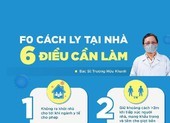 Infographic: F0 tại nhà cần nhớ những điều sau để dễ thở hơn