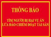 Công an Cần Thơ tìm bị hại vụ lừa đảo chiếm đoạt tài sản