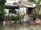 Lại sạt lở ở An Giang, 15 nhà dân phải di dời
