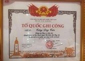 Công nhận liệt sĩ đối với Trung úy công an Tống Duy Tân