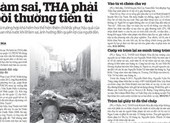 Làm sai, phải dũng cảm bồi thường