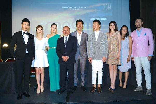 Hôm 17/5, Song Hye Kyo cùng Huỳnh Hiểu Minh, Chương Tử Di, Kim Thành Vũ và đạo diễn Ngô Vũ Sâm có buổi họp báo ra mắt bộ phim được kỳ vọng The Crossing nằm trong khuôn khổ LHP Cannes lần thứ 67 đang diễn ra.