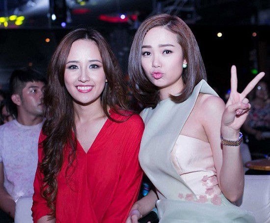 Ngay cả khi phải “đọ sắc” với người bạn thân thiết là hoa hậu đình đám Mai Phương Thúy, nhan sắc của Minh Hằng cũng không hề lép vế.