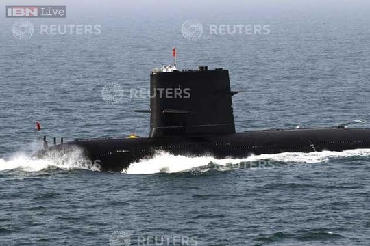 Ngoài chiến đấu cơ, quân đội Trung Quốc còn gặp sự cố với tàu ngầm. Ảnh: Reuters Ngoài chiến đấu cơ, quân đội Trung Quốc còn gặp sự cố với tàu ngầm. Ảnh: Reuters