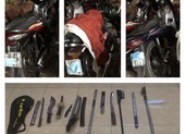Công an Tân Phú vây bắt nhóm thiếu niên hỗn chiến giữa đường