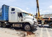 Tạm giữ tài xế điều khiển xe đầu kéo bỏ chạy rồi gây tai nạn
