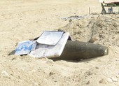 Quả bom nặng 226kg ở nằm dưới bãi cát Quảng Ngãi