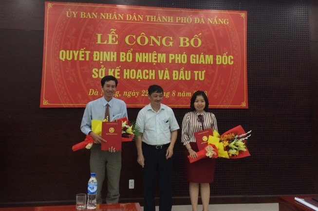 Sở Kế hoạch Đà Nẵng có 2 phó giám đốc mới