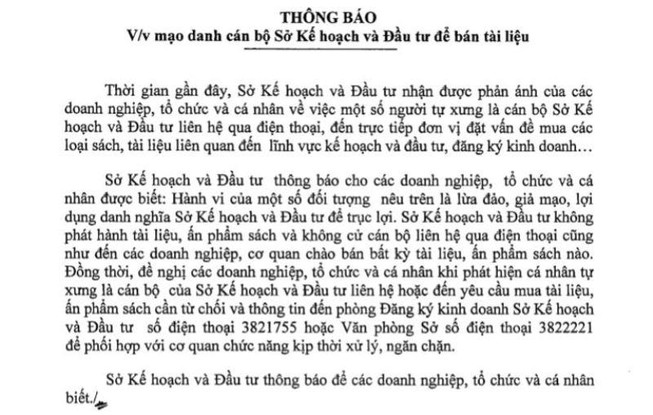 Mạo danh cán bộ Sở KH&ĐT Đà Nẵng đi buôn sách