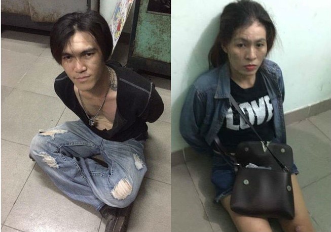 Bắt cặp tình nhân ‘thủ’ súng đi bán ma túy