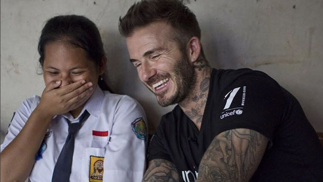 Beckham hộc tốc sang ĐNA giải quyết bạo lực học đường