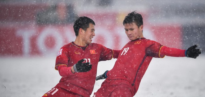 Vì sao tác phẩm 'Cầu vồng trong tuyết' là biểu tượng của U-23?