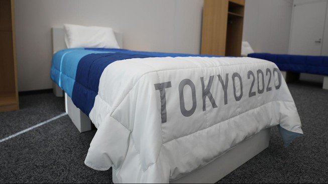 Lo ngại giường carton ở Olympic 2020