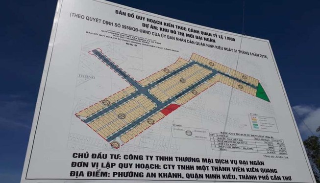 Thêm 1 khu đô thị mới được chấp thuận đầu tư ở Cần Thơ