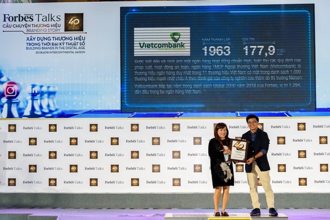 Ngân hàng có giá trị nhất tại VN: Vietcombank