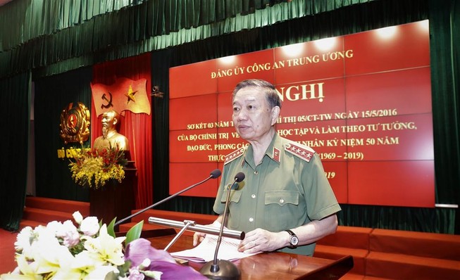 Bộ trưởng Tô Lâm: Ngành công an ra sức thực hiện Di chúc Bác