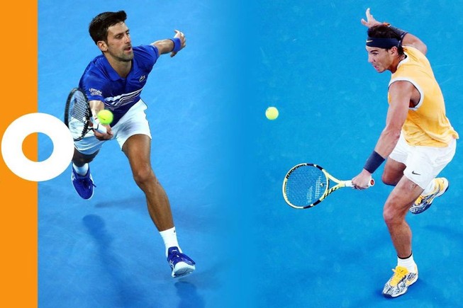 Người hâm mộ quần vợt trông chờ màn song đấu giữa Djokovic và Nadal tại giải quần vợt Úc mở rộng 2021.