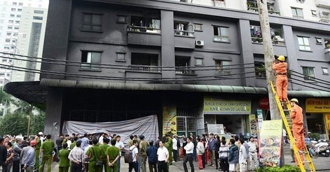 Nhà trên 15 tầng sẽ có thang thoát hiểm bên ngoài