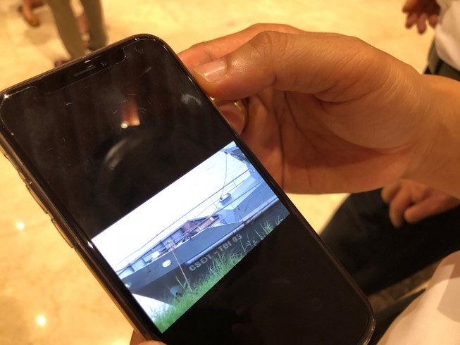 Tàu cảnh sát trong clip cát tặc không thuộc Công an Hà Nội