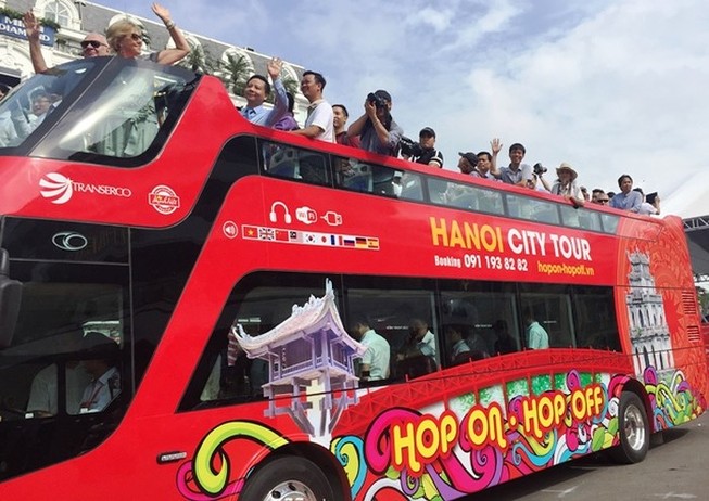 Hà Nội miễn phí xe bus cho phóng viên dự Hội nghị Mỹ - Triều