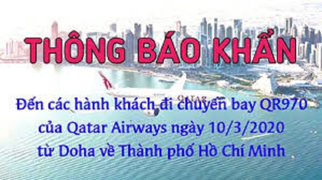 Khẩn: Truy tìm hành khách 7 chuyến bay có người nhiễm COVID-19