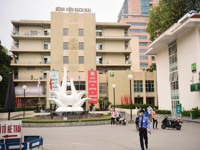 Bệnh viện Bạch Mai. Ảnh: Internet