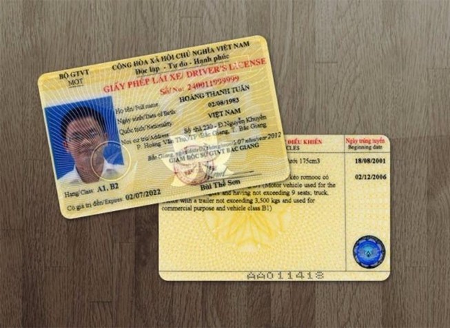 Sửa giấy phép lái xe sẽ không được cấp lại trong 5 năm