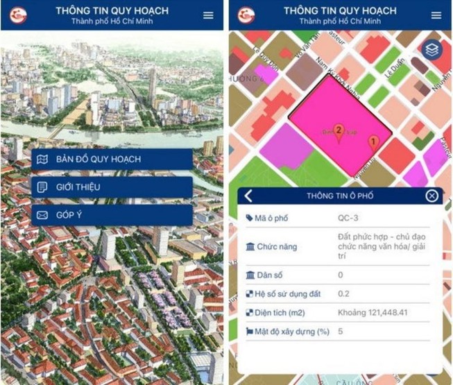 Sở QH-KT hướng dẫn cách xem thông tin quy hoạch