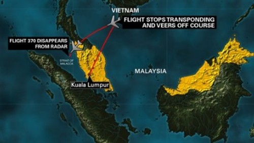 Máy bay mất tích: Malaysia bác tin dò được tín hiệu ở Malacca