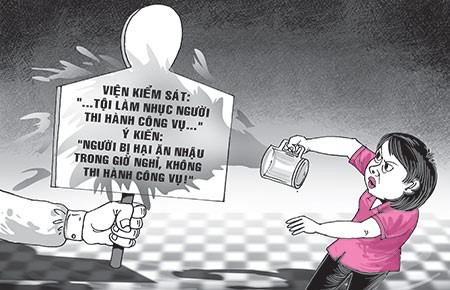 Vụ “hắt ly bia, bị truy tố tội làm nhục”: Không đáng xử lý hình sự!