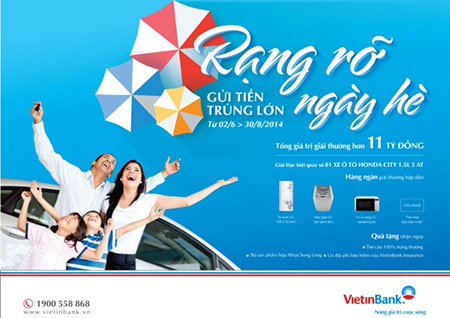 Gửi tiền VietinBank, trúng ô tô Honda City