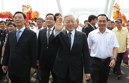 Hà Nội: Thông xe cầu Đông Trù bắc qua sông Đuống