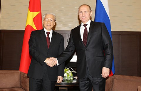 Tổng Bí thư Nguyễn Phú Trọng hội đàm với Tổng thống Nga Putin