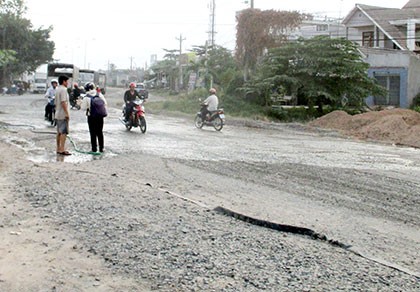 Chậm vì vướng một hộ dân