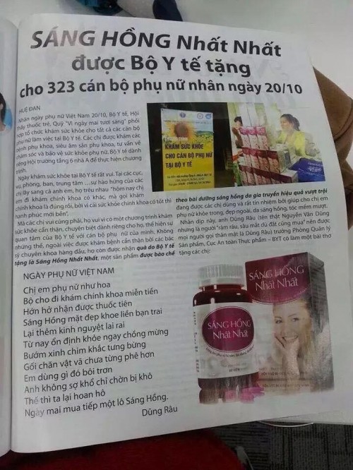Bác sĩ làm thơ ca ngợi thực phẩm chức năng bị yêu cầu giải trình