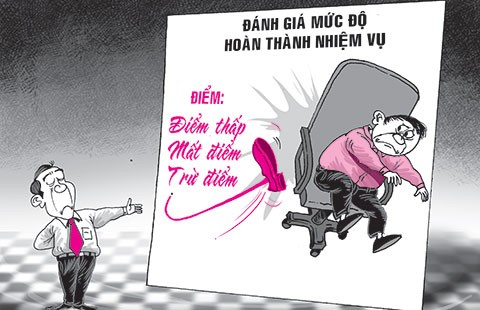 Chấm điểm để xử lý cán bộ kém