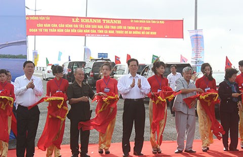 Đi từ đầu tới cuối đất nước không còn phải qua phà