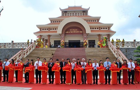 Khánh thành Khu lưu niệm luật sư Nguyễn Hữu Thọ