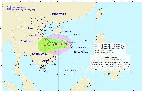 Áp thấp nhiệt đới trên biển Đông có khả năng mạnh lên thành bão