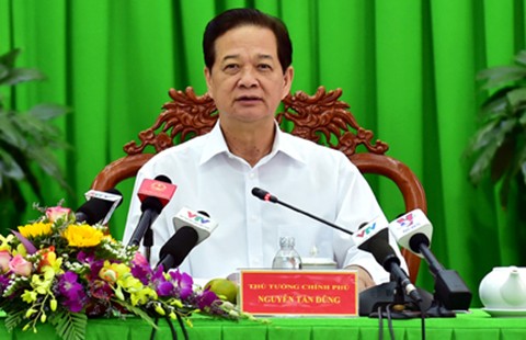 Thủ tướng: Khoanh nợ ngay cho dân bị thiệt hại do xâm nhập mặn