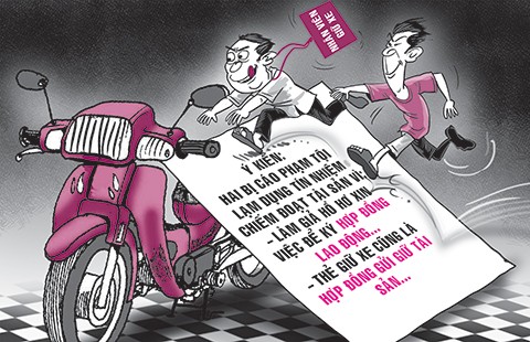 Giả nhân viên để lấy xe của khách, tội gì?