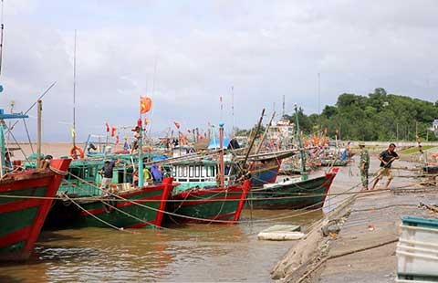 Bão số 1 hướng vào tỉnh Thái Bình, Ninh Bình