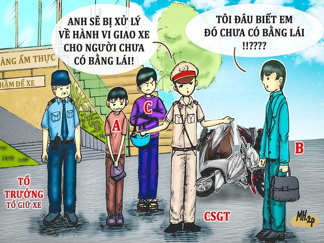 Tình huống kỳ 11: Nhờ lấy xe lại bị phạt