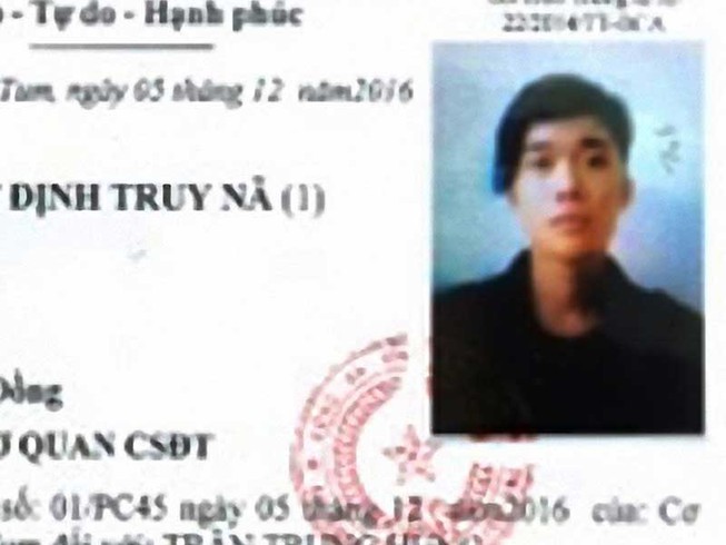 Truy nã đặc biệt kẻ bắn công an trọng thương