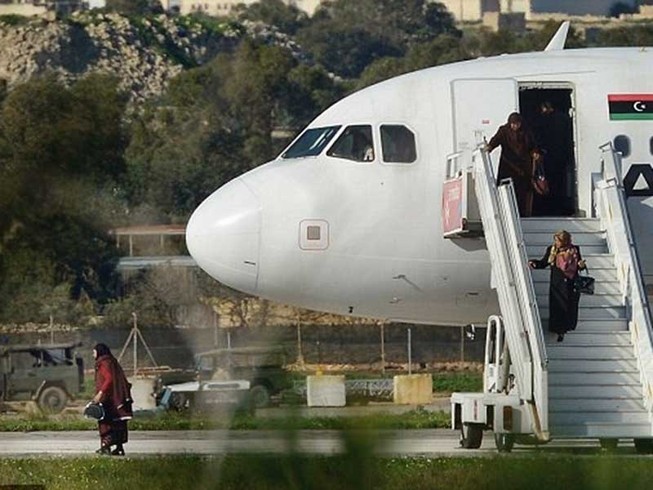 118 con tin máy bay Libya đã được không tặc thả