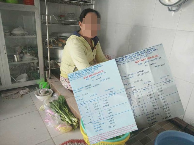 Giật mình với hóa đơn nước tiền triệu