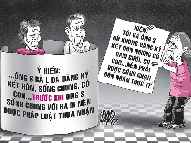Một ông hai bà, ai là vợ hợp pháp?