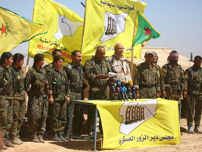 Syria chạy đua giành đất với đồng minh của Mỹ